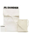 Tangle Smooth Leather Small Cross Bag White - JIL SANDER - BALAAN 5