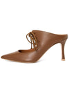 Marlon Sulzer MARCIA 80 1 BRUNETTE WOMEN S MULE HEEL - MALONE SOULIERS - BALAAN 4