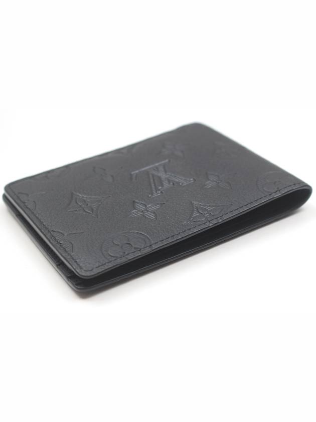 Multiple Wallet Monogram Shadow Leather Half Black M62901 - LOUIS VUITTON - BALAAN 8