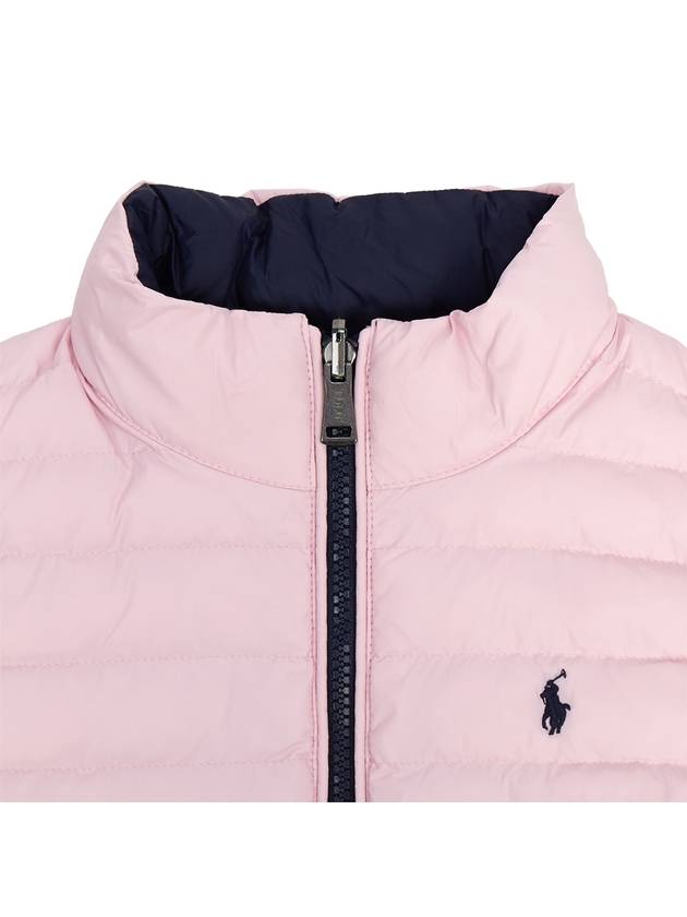 Kids Double-Sided Padded Vest Pink - POLO RALPH LAUREN - BALAAN 7