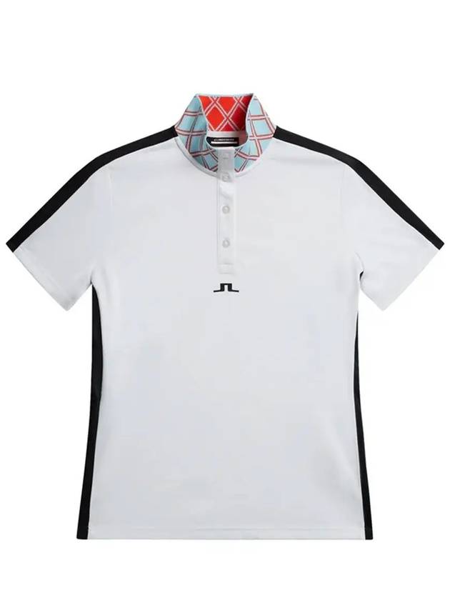 Women's Pip Polo Shirt White - J.LINDEBERG - BALAAN 3