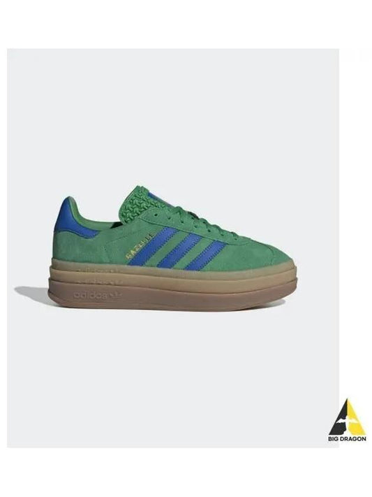 Gazelle Bold Suede Low Top Sneakers Green - ADIDAS - BALAAN 2