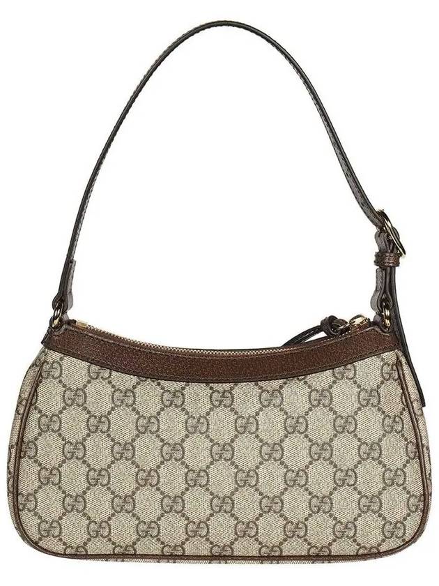 Ophidia GG Small Canvas Shoulder Bag Beige Ebony - GUCCI - BALAAN 4