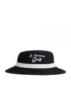 Lukas Embroidery Logo Golf Bucket Hat Black - J.LINDEBERG - BALAAN 2