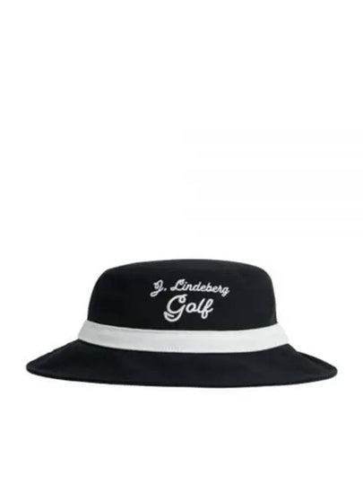 Lukas Embroidery Logo Golf Bucket Hat Black - J.LINDEBERG - BALAAN 2