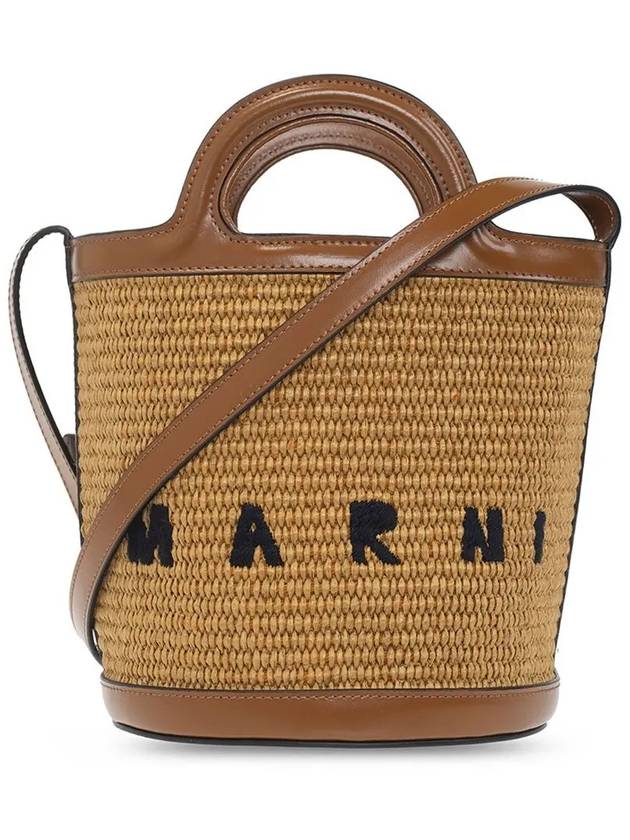 Tropicalia Small Bucket Bag Brown - MARNI - BALAAN 2