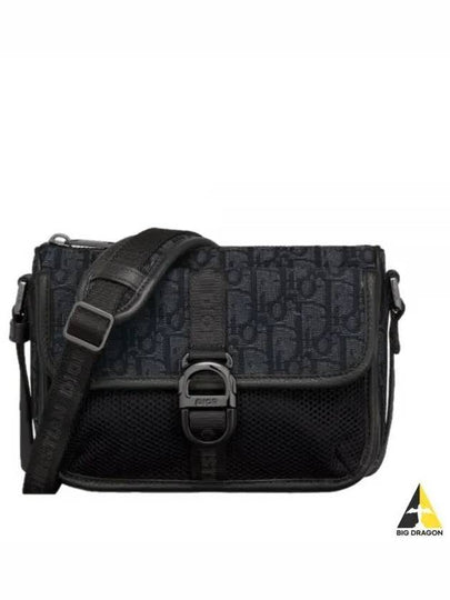 Oblique Jacquard 8 Mini Messenger Bag Black - DIOR - BALAAN 2