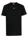 Men's T Diego D Patch Short Sleeve T-Shirt Black - DIESEL - BALAAN 3