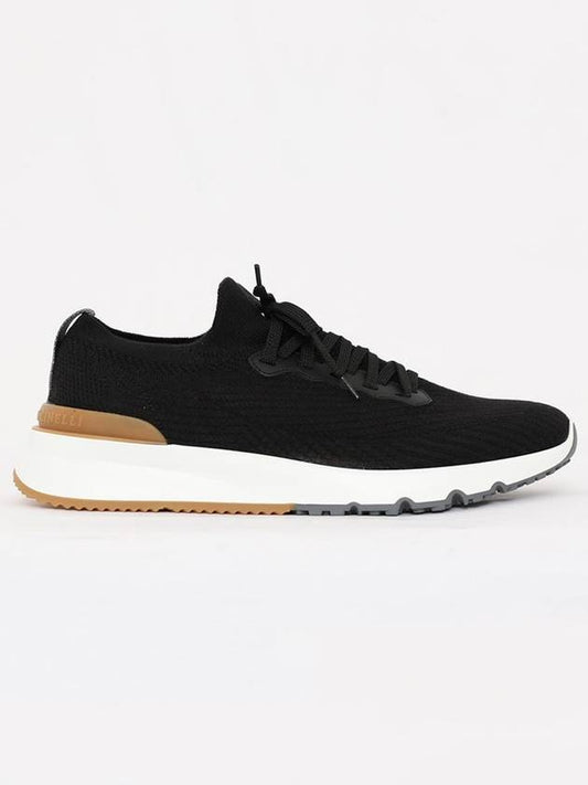 Knit Running Sneakers Black - BRUNELLO CUCINELLI - BALAAN 2