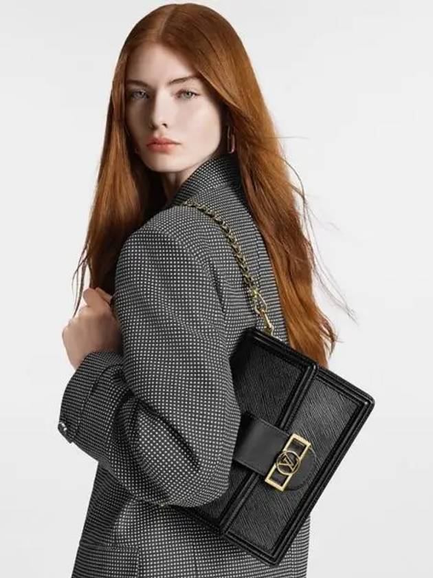 Dauphine MM Shoulder Bag Black - LOUIS VUITTON - BALAAN 2