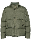 Garment Dyed Crinkle Reps Down Padding Olive - STONE ISLAND - BALAAN 3