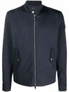 men's cathala zip-up jacket navy - MONCLER - BALAAN.
