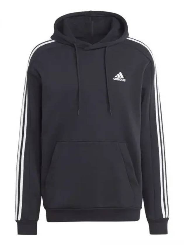 Essentials Fleece 3S Hoodie Black - ADIDAS - BALAAN 1