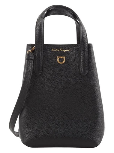 Ferragamo 22 0024 Gold Gancini Mini Cross Bag 34279 6 - SALVATORE FERRAGAMO - BALAAN 1