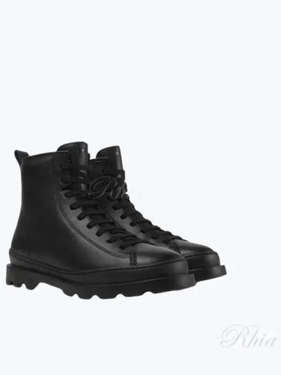 Brutus Medium Lace-up Worker Boots Black - CAMPER - BALAAN 2