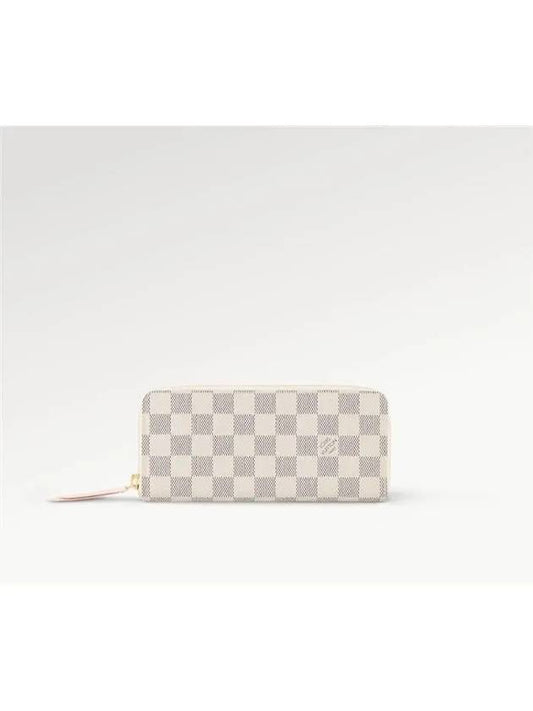 Clemence Damier Azur Long Wallet Beige - LOUIS VUITTON - BALAAN 2