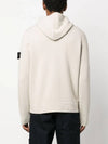 Geelong Wool Hooded Knit Cardigan Beige - STONE ISLAND - BALAAN 5