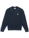 Fox Cotton Sweatshirt Black - MAISON KITSUNE - BALAAN 3