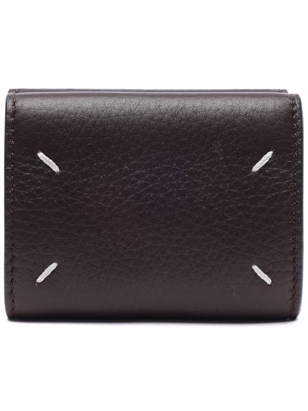 Stitched Halfwallet Brown - MAISON MARGIELA - BALAAN.