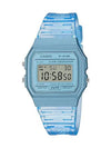 Transparent Electronic Urethane Digital Watch Blue - CASIO - BALAAN 2