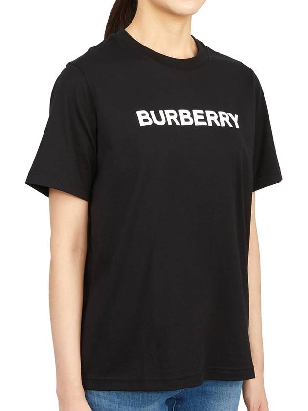 logo short sleeve t-shirt black - BURBERRY - BALAAN 6