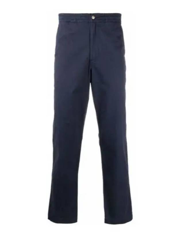 Cotton Straight Pants Blue - POLO RALPH LAUREN - BALAAN 2