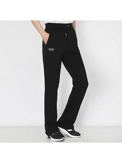 Sostira Side Logo Slit Training Track Pants Black - DUVETICA - BALAAN 2