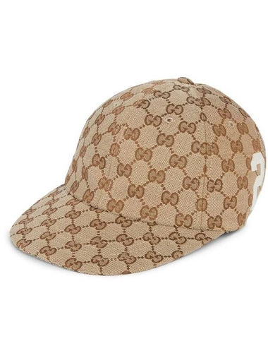 GG Supreme Canvas Ball Cap Beige - GUCCI - BALAAN 1