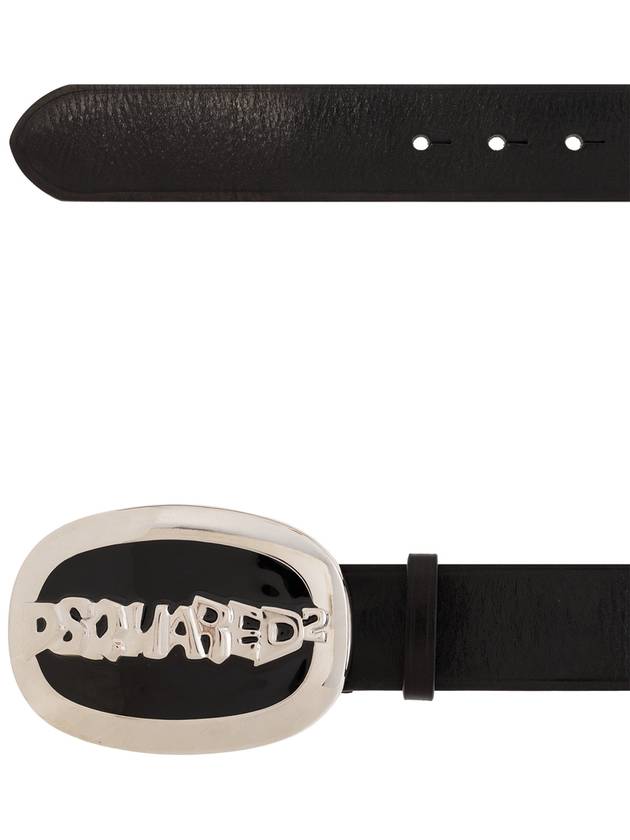 logo buckle leather belt BEW039912900001 - DSQUARED2 - BALAAN 5