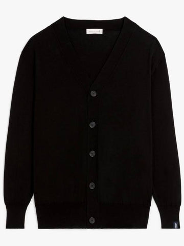 cotton cardigan black - MACKINTOSH - BALAAN 1