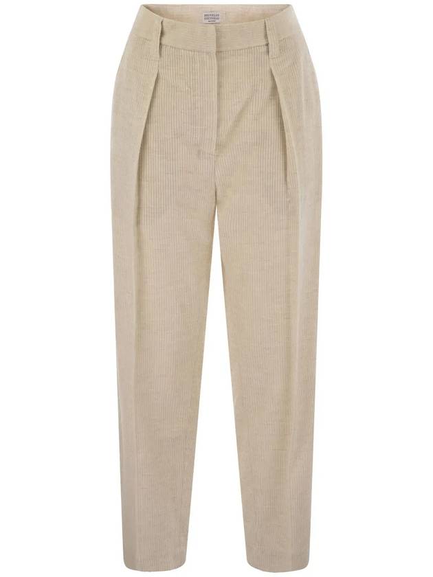 Monili Embellished Tailored Pants MP576P8562_C058 - BRUNELLO CUCINELLI - BALAAN 1