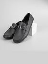 CD Signature Buckle Strap Loafers Black - DIOR - BALAAN 3