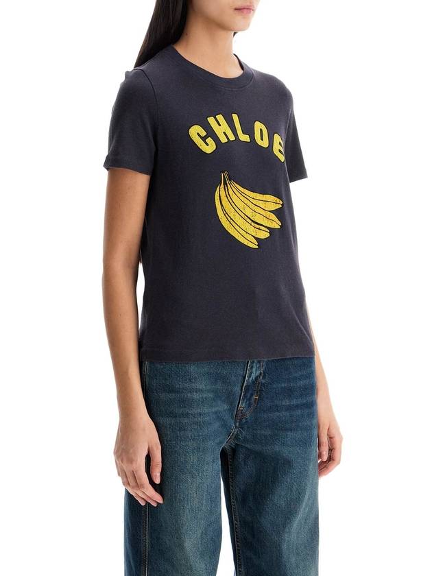 "baby fit t-shirt with banana print - CHLOE - BALAAN 2