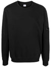 Men's Light Fleece Lens Wappen Sweatshirt Black - CP COMPANY - BALAAN 3