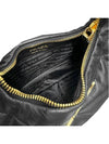 Nappa Leather Mini Bag with Topstitching Black - PRADA - BALAAN 5