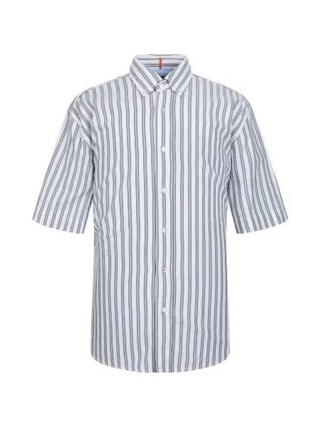 Striped short sleeve shirt regular fit 50511564 100 - BOSS - BALAAN 1