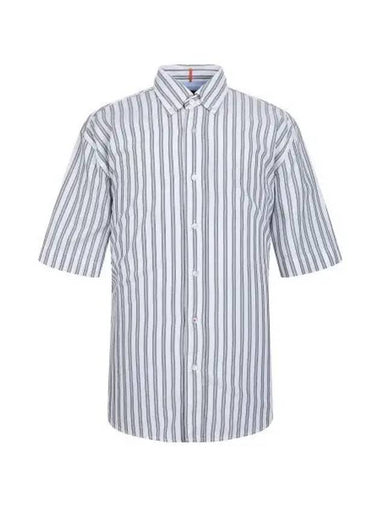 Striped short sleeve shirt regular fit 50511564 100 - BOSS - BALAAN 1