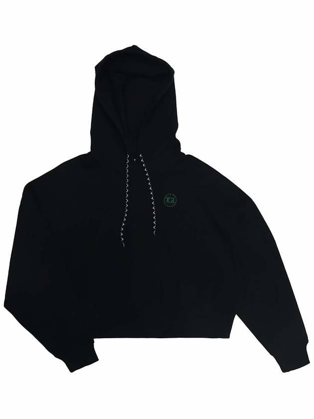 Crop Hoodie Black - THE GREEN LAB - BALAAN 5