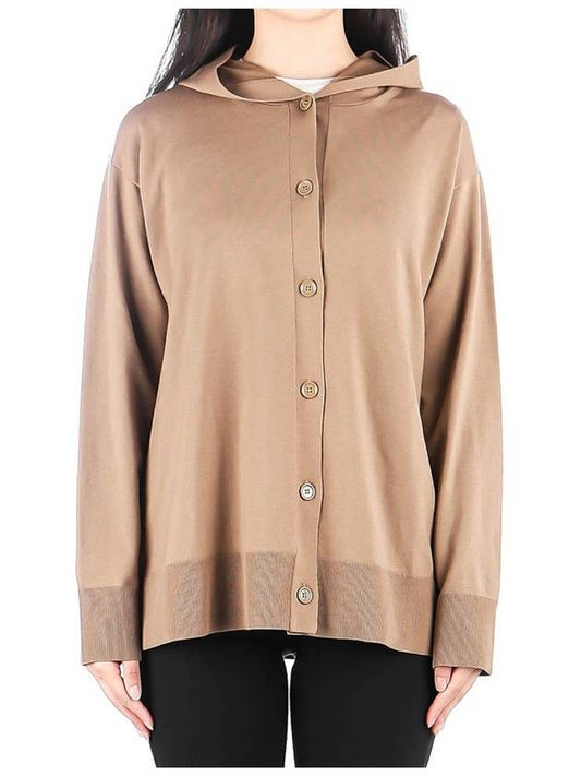 Pordoi Wool Cardigan Camel - MAX MARA - BALAAN 2