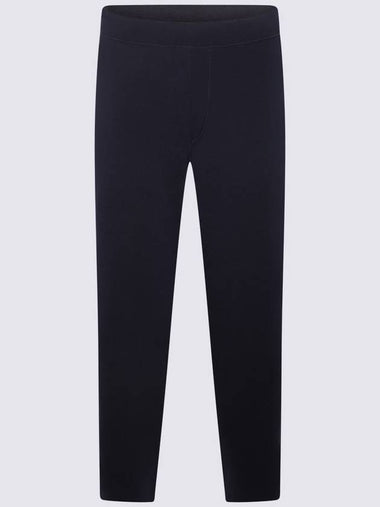 Brioni Navy Cotton Cashmere And Silk Blend Pants - BRIONI - BALAAN 1