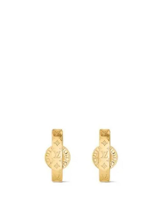 Nanogram Earrings Gold - LOUIS VUITTON - BALAAN 2