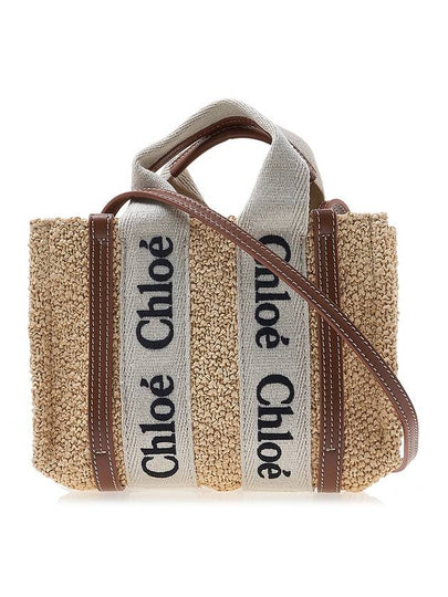 Woody Mini Tote Bag Beige - CHLOE - BALAAN 2