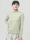 Functional Warm Span Mock Neck Soft Green T-shirt DO5232TS02-4 - DOYOUKNOWMC GOLF WEAR - BALAAN 1