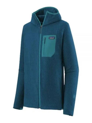 Men's R1 Air Full Zip-Up Jacket Lagom Blue - PATAGONIA - BALAAN 1