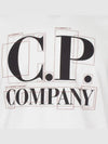 Graphic Logo Print Short Sleeve T-Shirt White - CP COMPANY - BALAAN 8