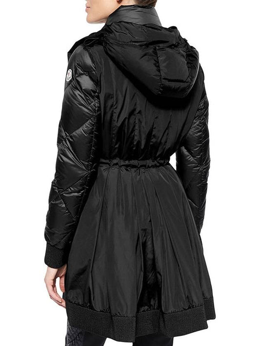 VERRERIE Quilted Ruffle Hood Long Padding - MONCLER - BALAAN 2