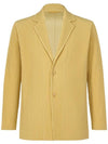 Tailored Pleated 1 Suit Yellow - ISSEY MIYAKE - BALAAN 1