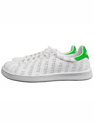 UAH19VT White Fluorescent Green Sneakers - VETEMENTS - BALAAN 1