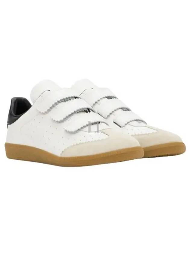 Bethy Velcro Low Top Sneakers White Black - ISABEL MARANT - BALAAN 2