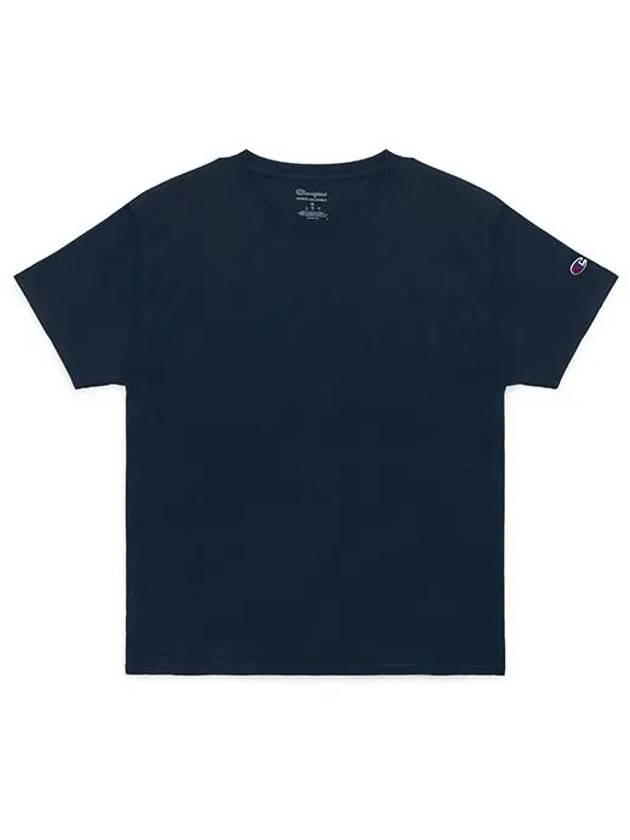 Champion T425 NY Cotton Short Sleeve T Shirt Navy - CHAMPION - BALAAN 2